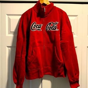 Coca-Cola full zip sweater